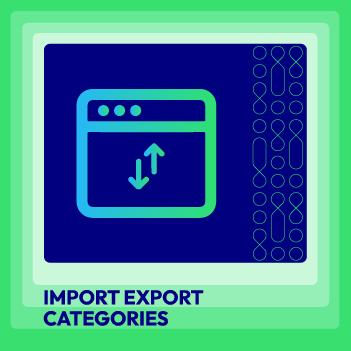 Import Export Categories